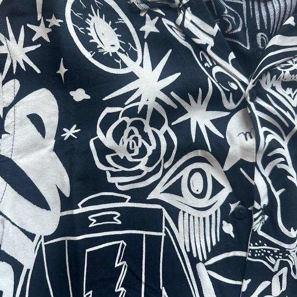 Zara Black Graphic Men's Shirt - Picture 4 of 4